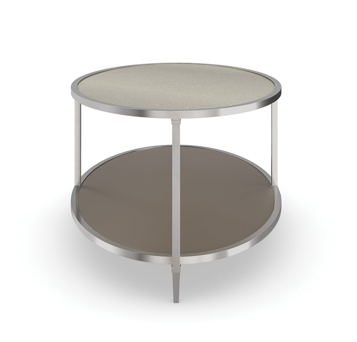 American Home Furniture | Caracole - Classic Shimmer Oval Cocktail Table
