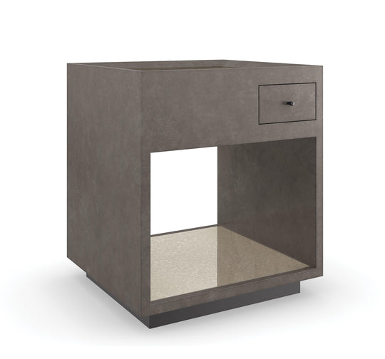 Caracole - Classic Dark Matter End Table - CLA-423-412 | American Home Furniture