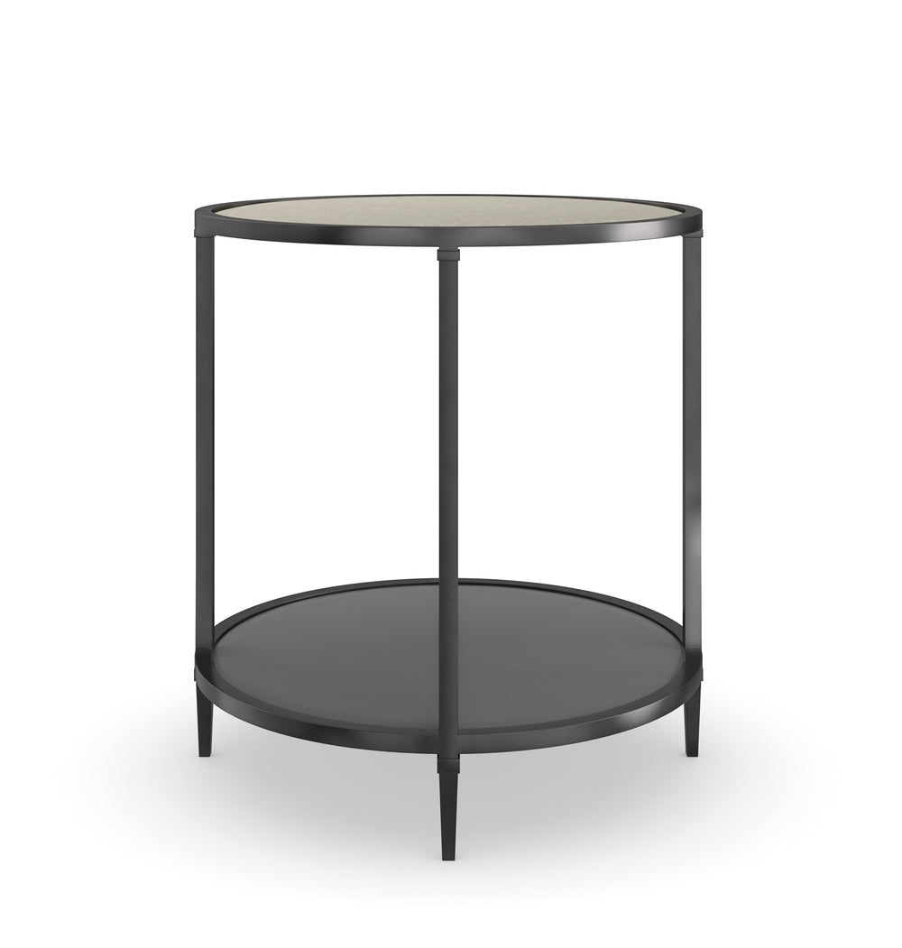 American Home Furniture | Caracole - Classic Smoulder Round End Table