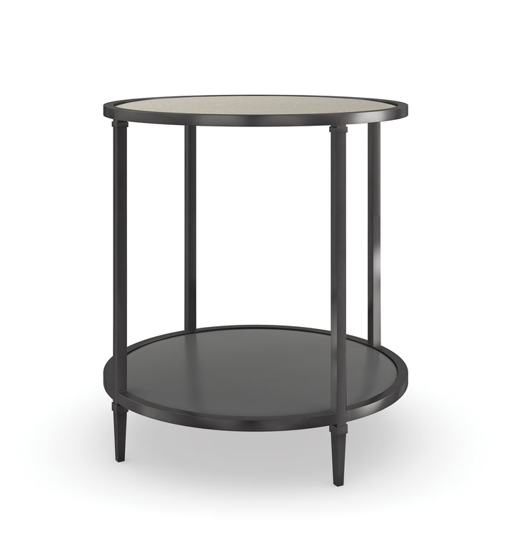 American Home Furniture | Caracole - Classic Smoulder Round End Table