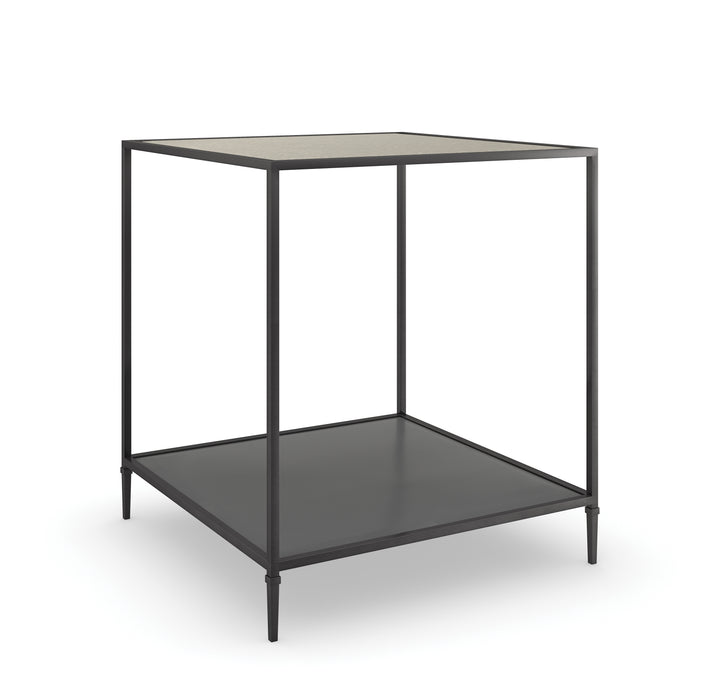 American Home Furniture | Caracole - Classic Smoulder Square End Table