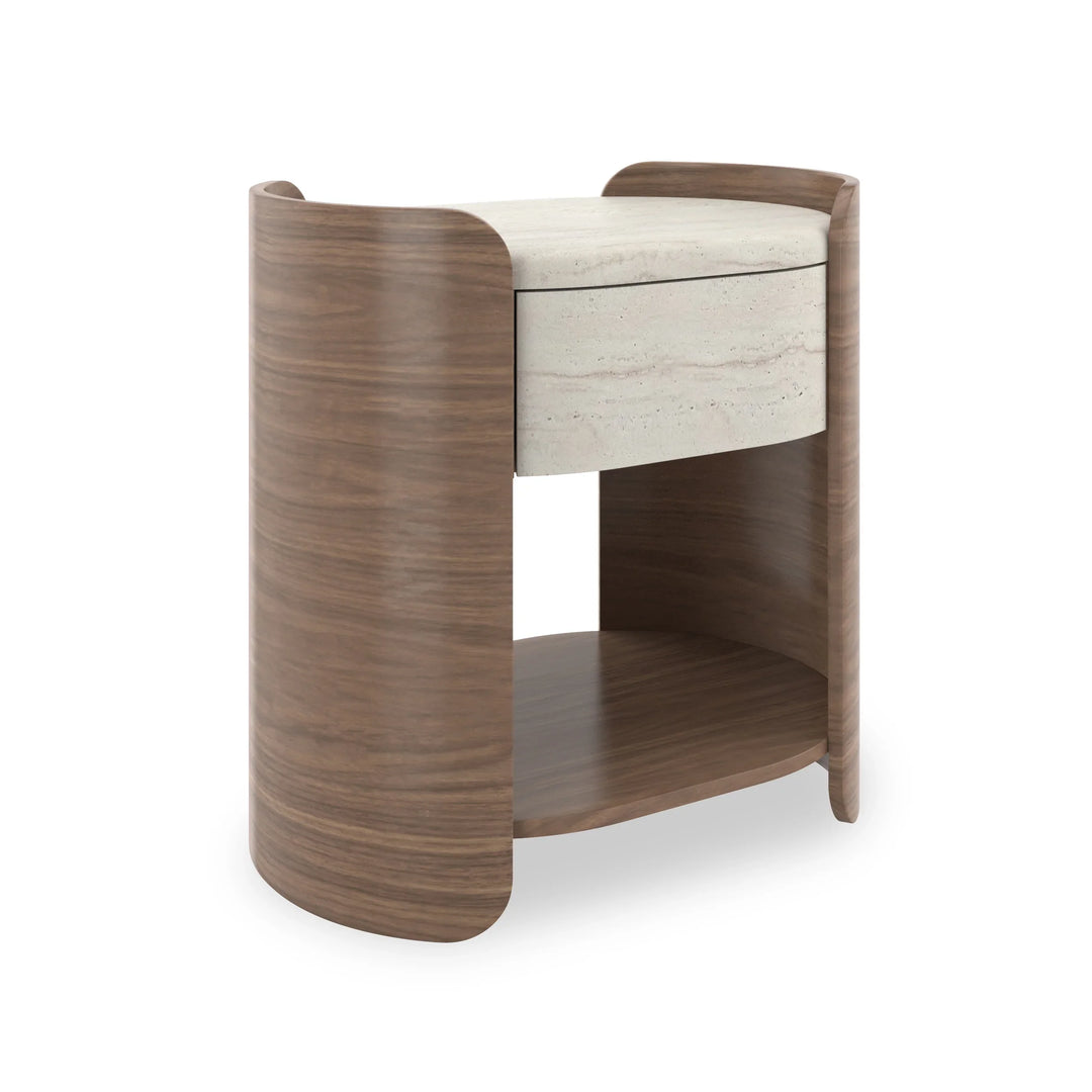 Fleur Open Nightstand - AmericanHomeFurniture