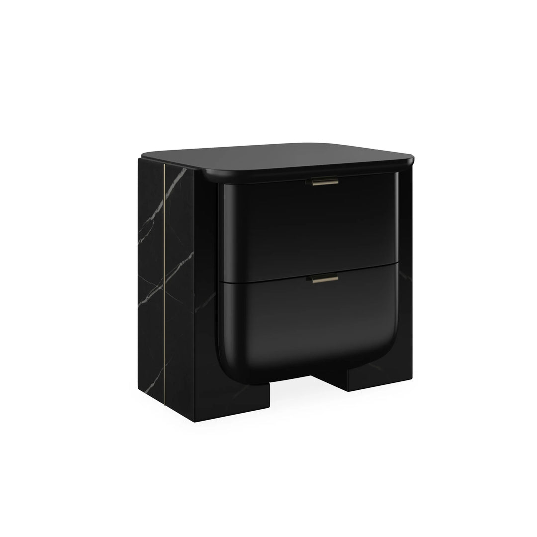 Overlap Small Nightstand - AmericanHomeFurniture