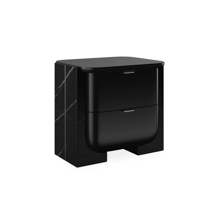 Overlap Small Nightstand - AmericanHomeFurniture
