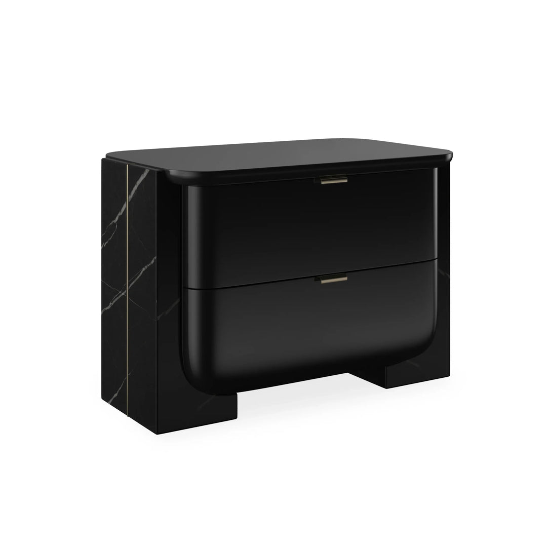 Overlap Large Nightstand - AmericanHomeFurniture