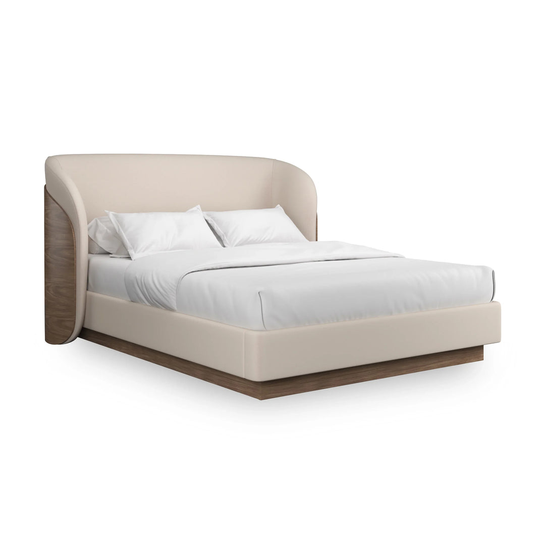 Fleur Upholstered Queen Bed - AmericanHomeFurniture