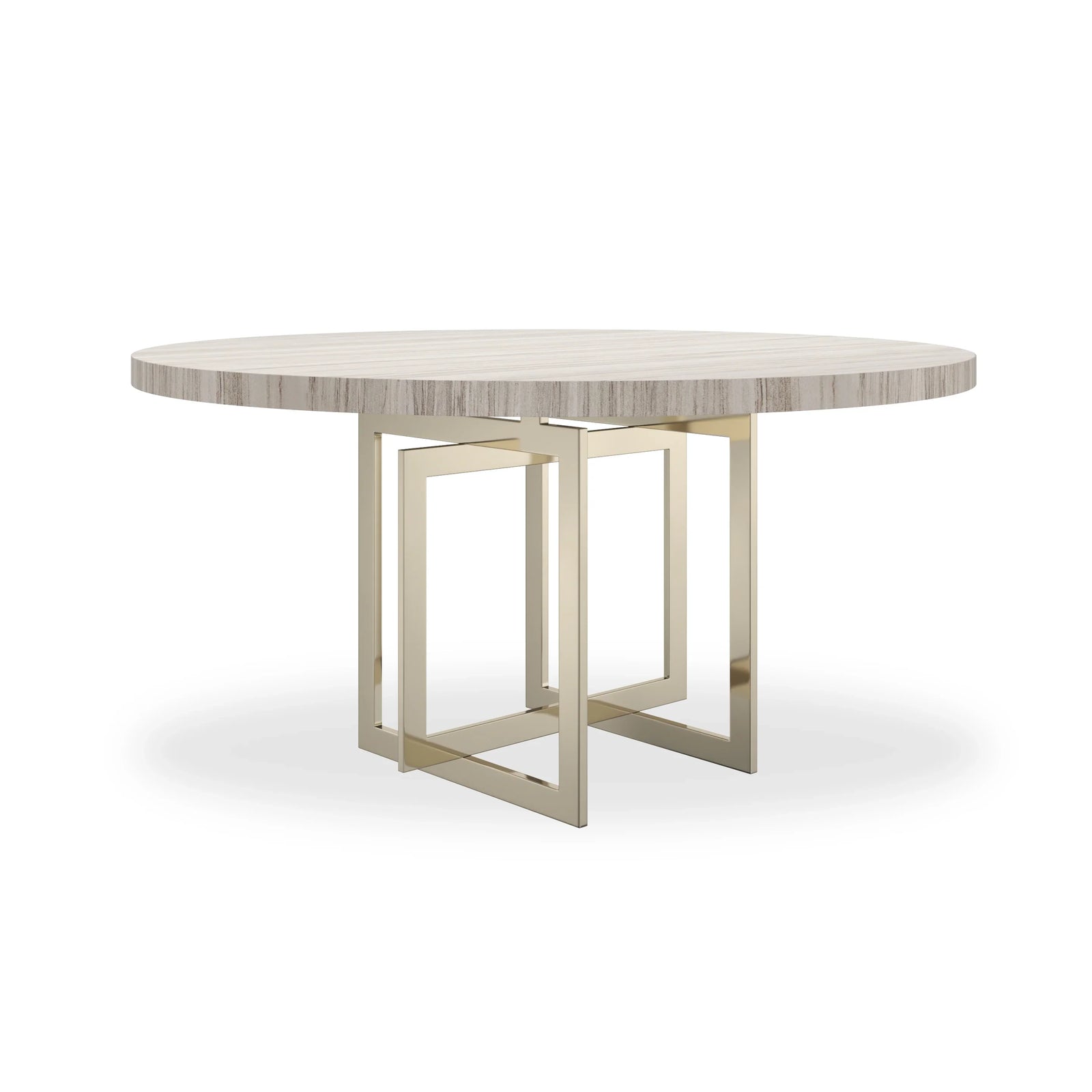 Caracole - Wish You Were Here 60 Round Dining Table Lt - CLA-425V-2021 | American Home Furniture