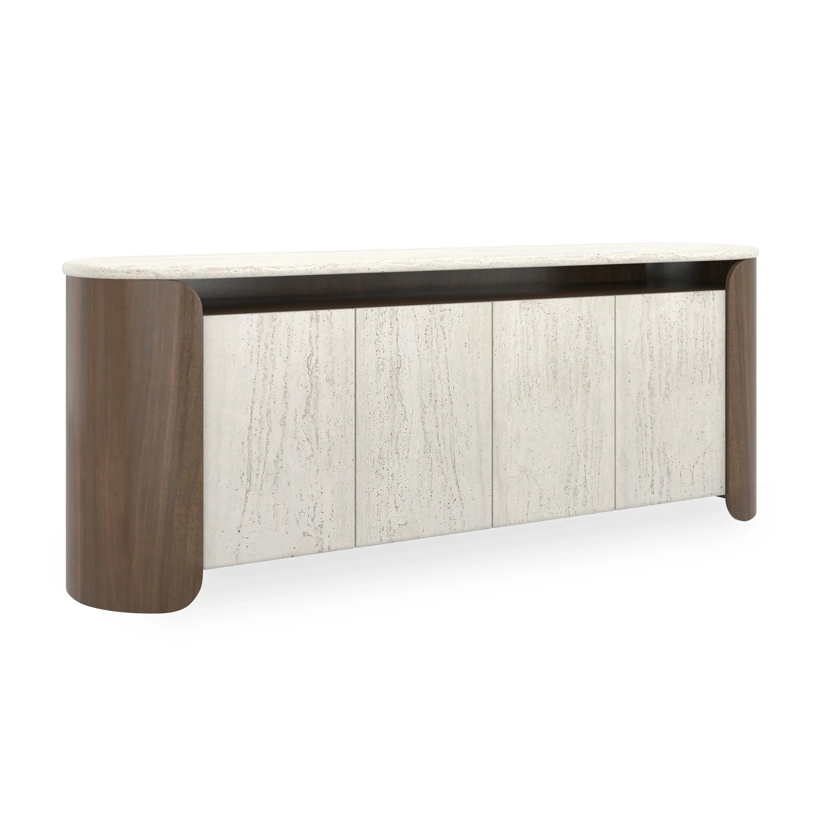 Caracole - Fleur Open Sideboard - CLA-425V-2511 | American Home Furniture