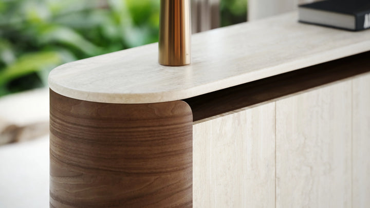 Fleur Open Sideboard - AmericanHomeFurniture