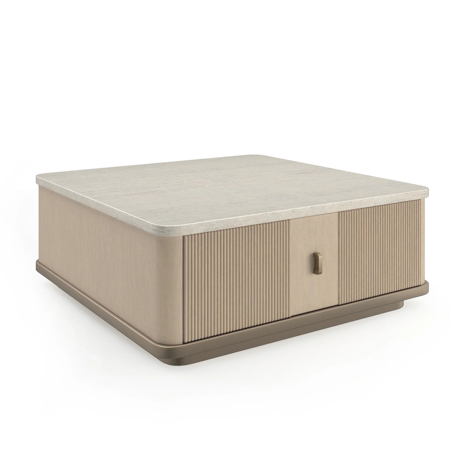 Caracole - Rhythm Square Cocktail Table - CLA-425V-402 | American Home Furniture