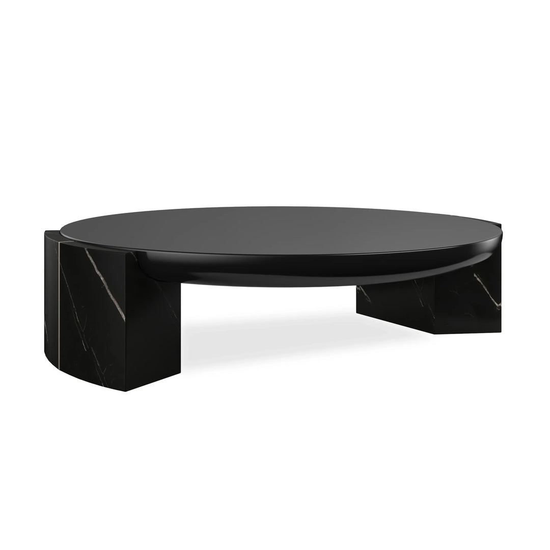 Overlap Round Cocktail Table - AmericanHomeFurniture