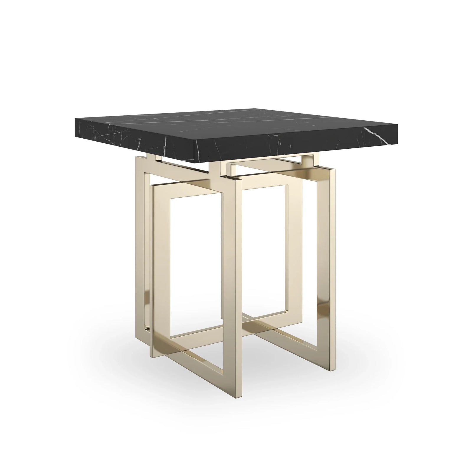 Caracole - Wish You Were Here Sq Side Table Dk - CLA-425V-4115 | American Home Furniture