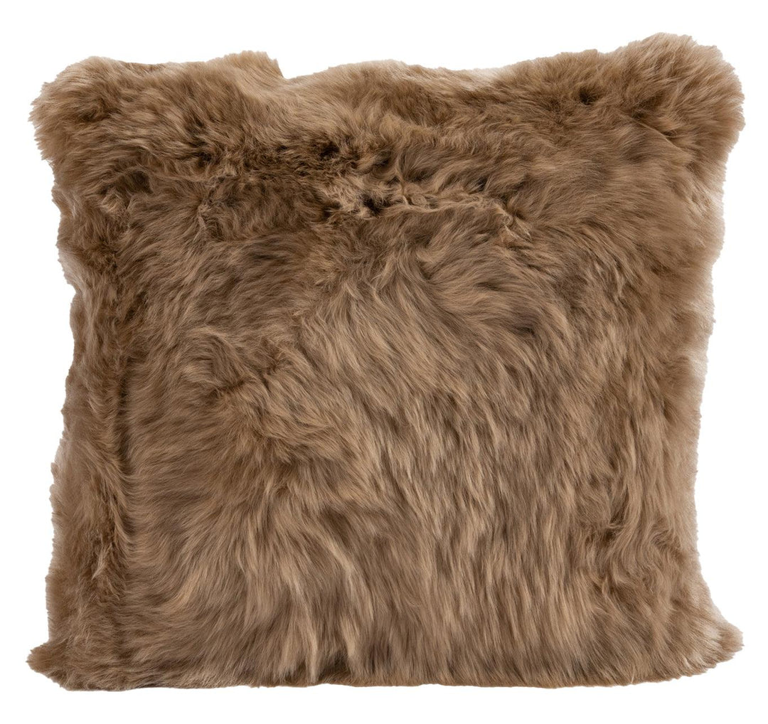 Longwool Sheepskin Square Cushion - AmericanHomeFurniture