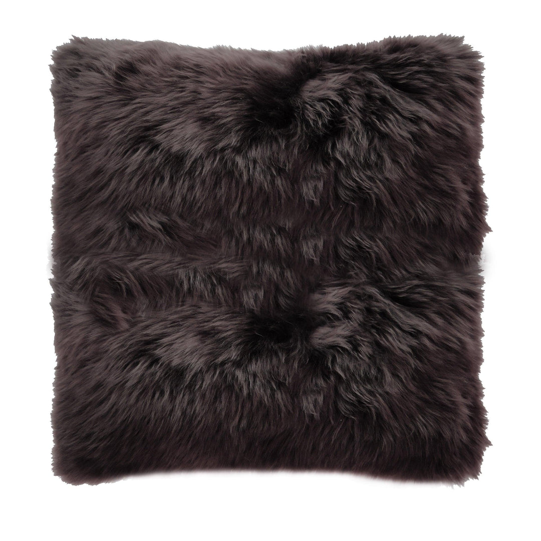 Longwool Sheepskin Square Cushion - AmericanHomeFurniture
