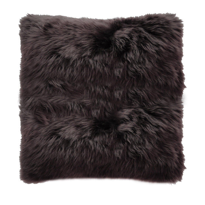 Longwool Sheepskin Square Cushion - AmericanHomeFurniture