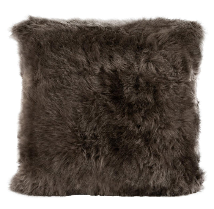 Longwool Sheepskin Square Cushion - AmericanHomeFurniture