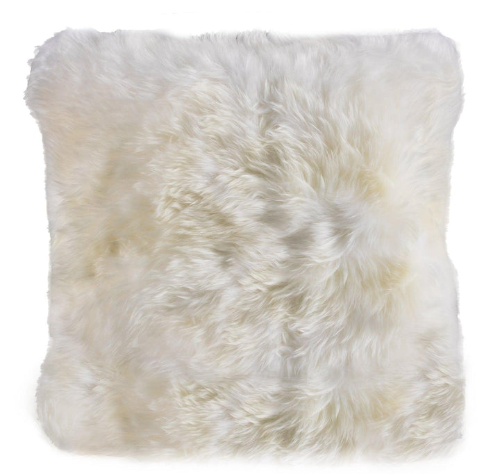 Longwool Sheepskin Square Cushion - AmericanHomeFurniture