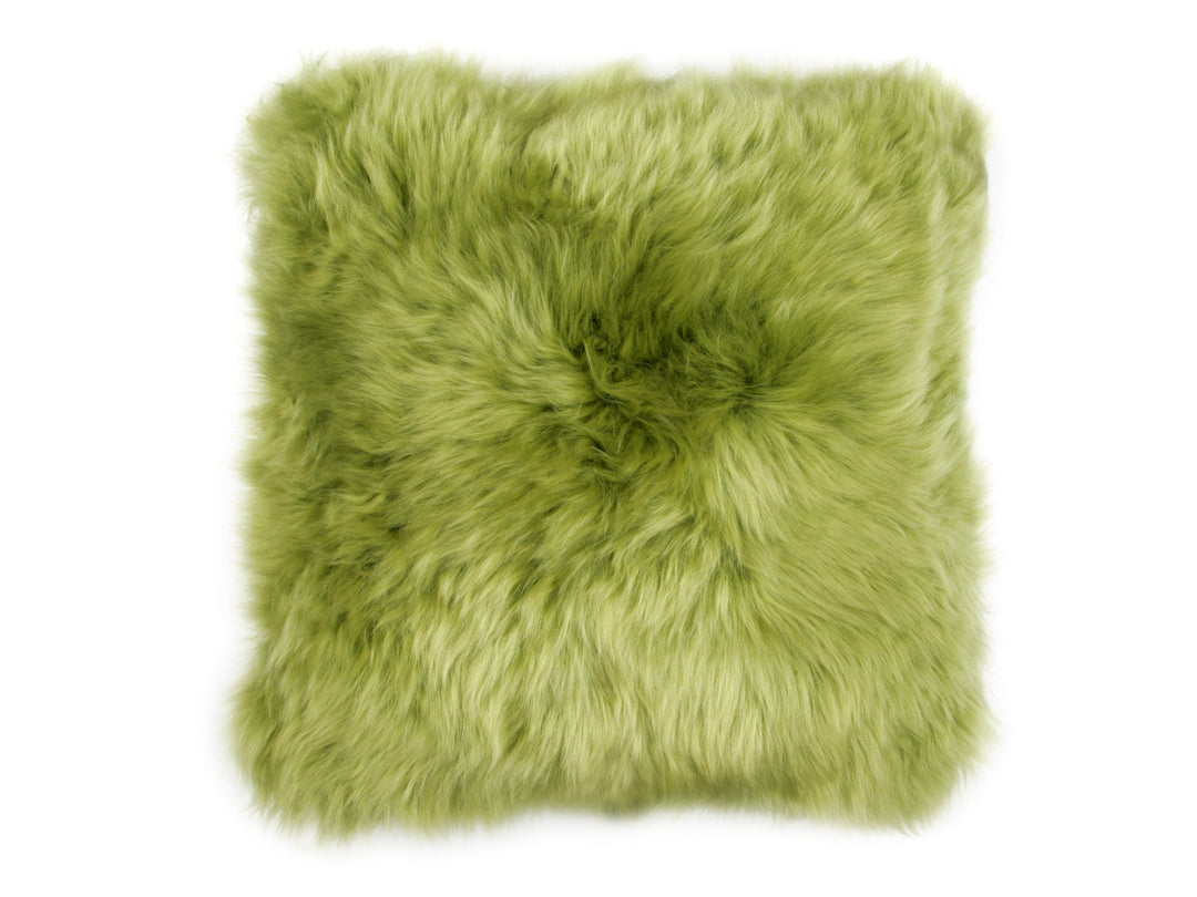Longwool Sheepskin Square Cushion - AmericanHomeFurniture