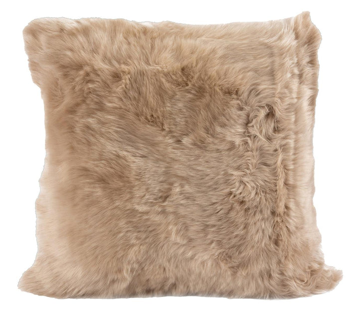 Longwool Sheepskin Square Cushion - AmericanHomeFurniture