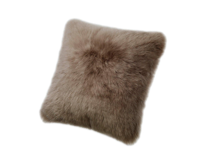 Longwool Sheepskin Square Cushion - AmericanHomeFurniture