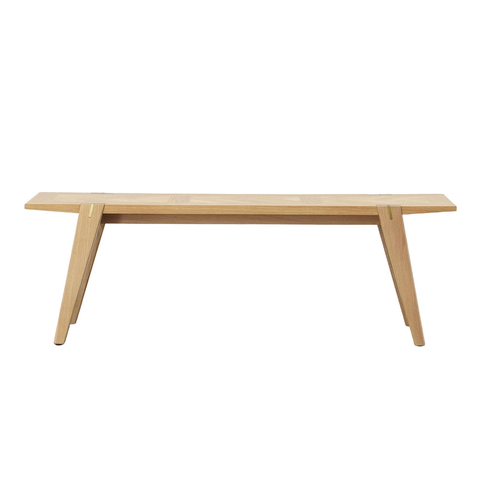 American Home Furniture | LH Home - Colton Small Dining Bench w/ Brass