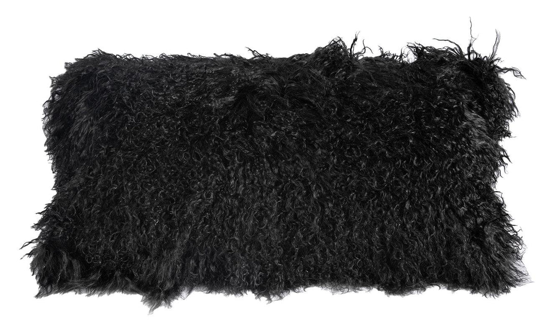 Longwool Tibetan Lamb Lumbar Cushion - AmericanHomeFurniture