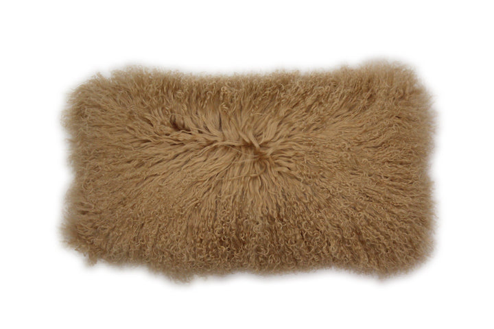 Longwool Tibetan Lamb Lumbar Cushion - AmericanHomeFurniture