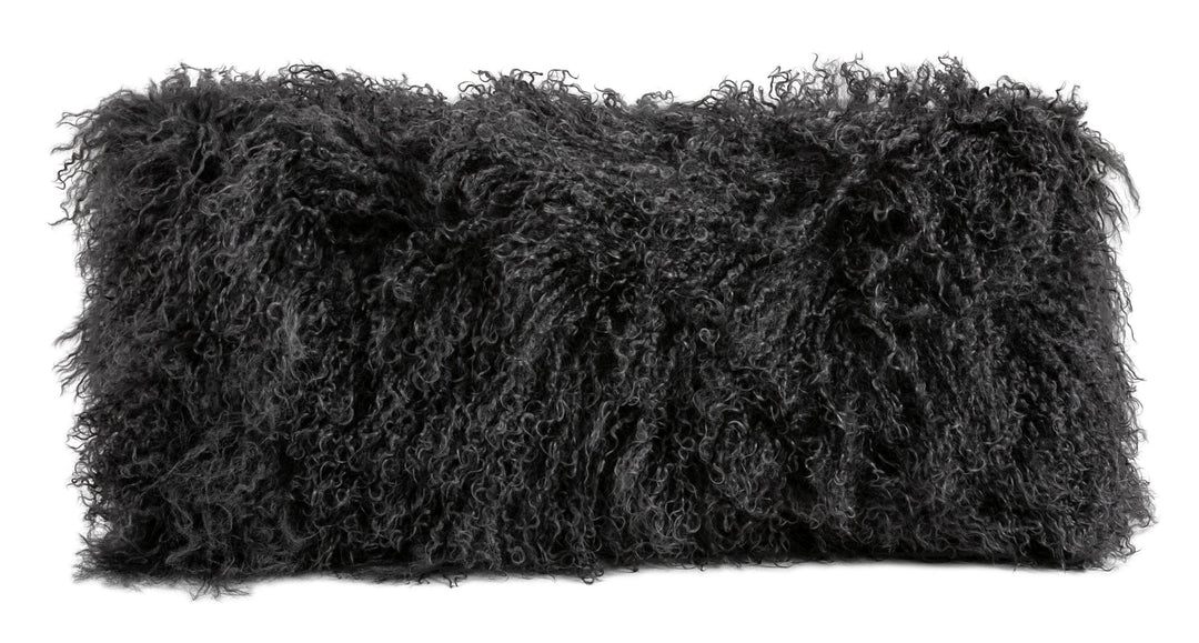 Longwool Tibetan Lamb Lumbar Cushion - AmericanHomeFurniture