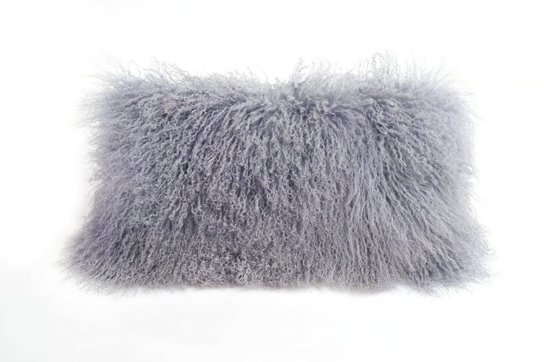 Longwool Tibetan Lamb Lumbar Cushion - AmericanHomeFurniture