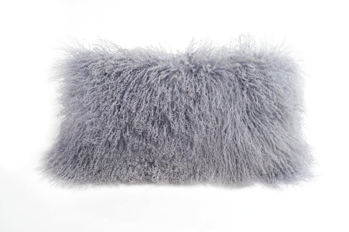 Longwool Tibetan Lamb Lumbar Cushion - AmericanHomeFurniture