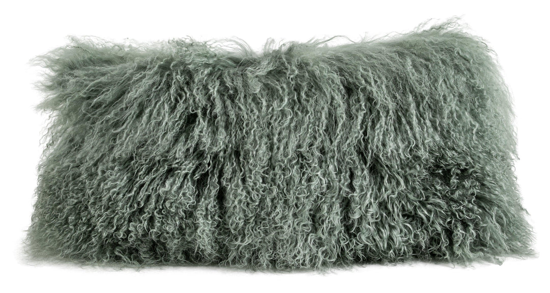 Longwool Tibetan Lamb Lumbar Cushion - AmericanHomeFurniture