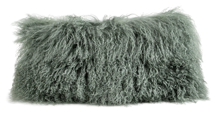 Longwool Tibetan Lamb Lumbar Cushion - AmericanHomeFurniture