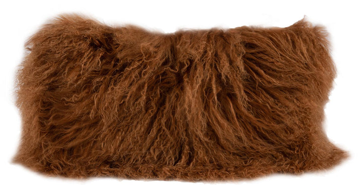 Longwool Tibetan Lamb Lumbar Cushion - AmericanHomeFurniture