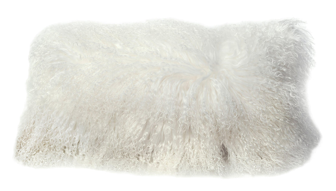 Longwool Tibetan Lamb Lumbar Cushion - AmericanHomeFurniture