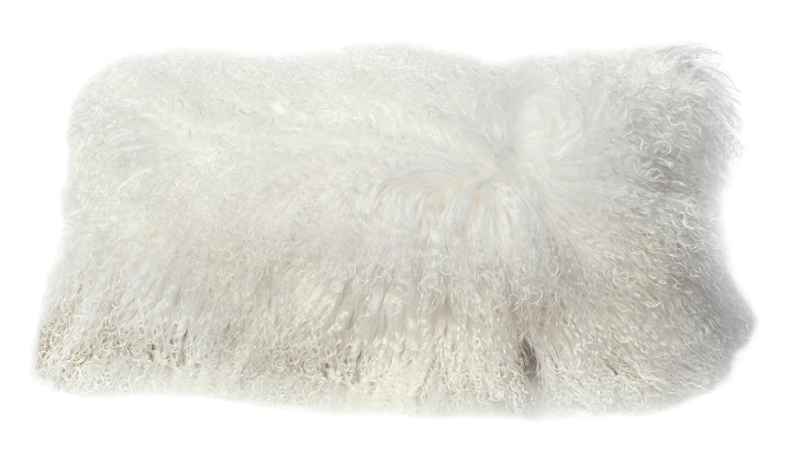 Longwool Tibetan Lamb Lumbar Cushion - AmericanHomeFurniture