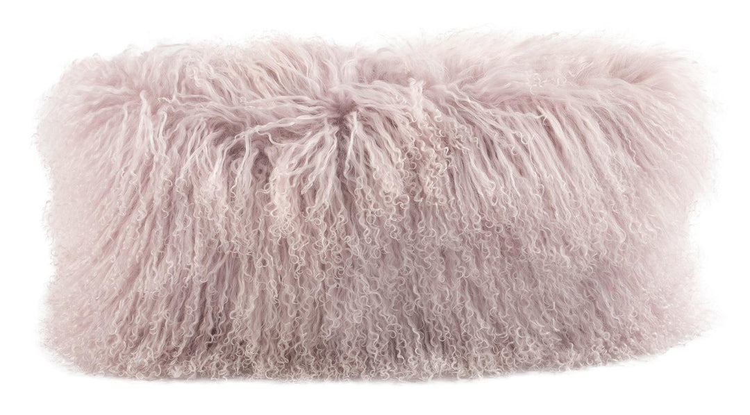Longwool Tibetan Lamb Lumbar Cushion - AmericanHomeFurniture