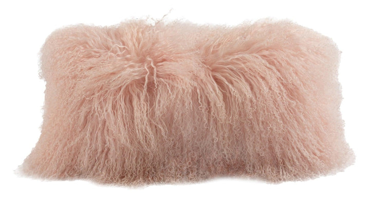 Longwool Tibetan Lamb Lumbar Cushion - AmericanHomeFurniture