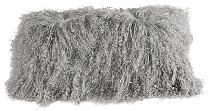 Longwool Tibetan Lamb Lumbar Cushion - AmericanHomeFurniture