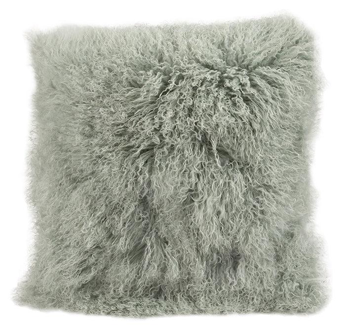 Longwool Tibetan Lamb Square Cushion - AmericanHomeFurniture