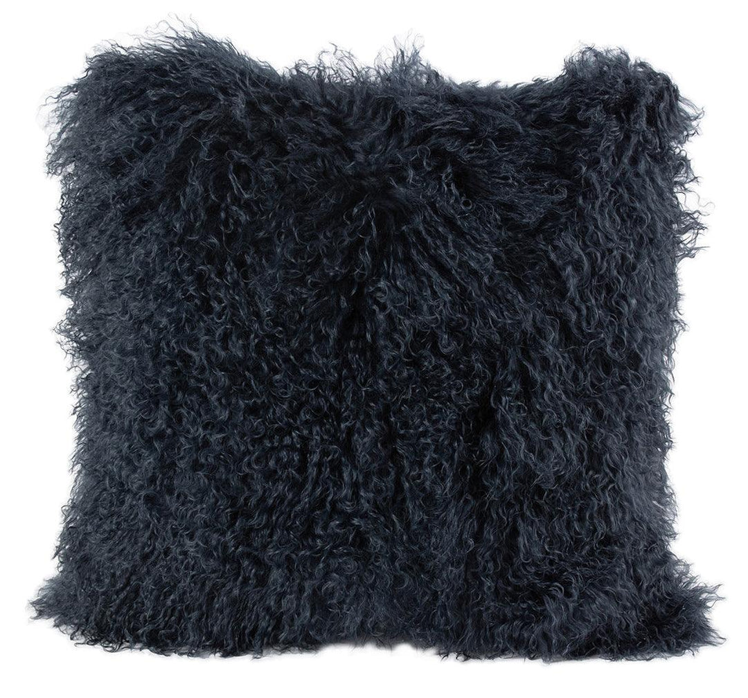 Longwool Tibetan Lamb Square Cushion - AmericanHomeFurniture