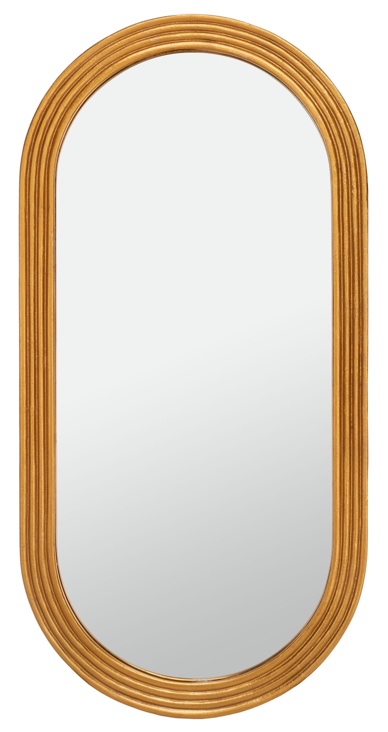 Safavieh Couture Jeanelle Oval Gold Mirror WALL MIRRORS