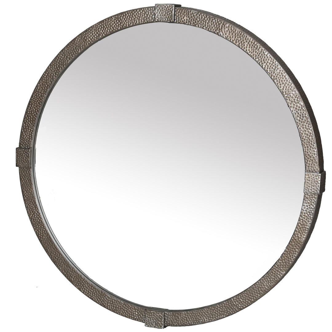 American Home Furniture Safavieh Couture Shailene Metal Round Mirror
