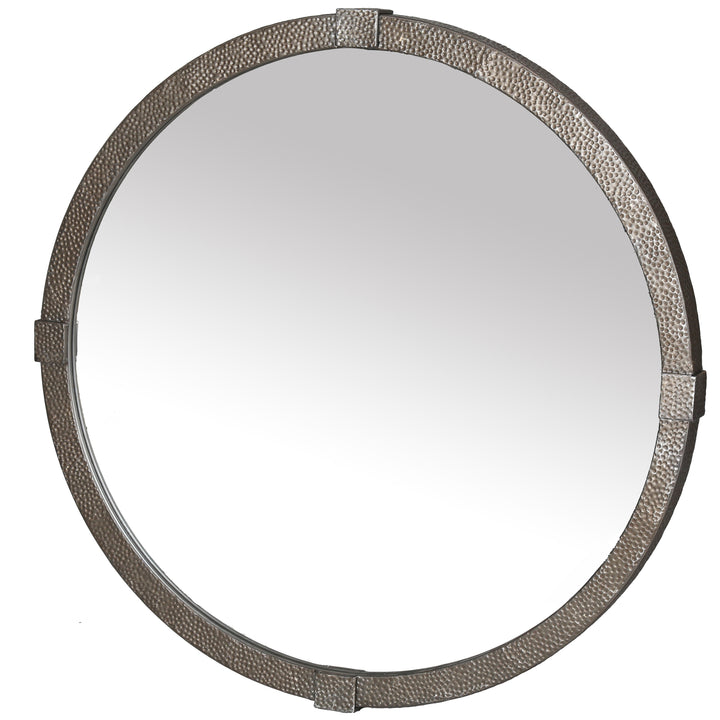 American Home Furniture Safavieh Couture Shailene Metal Round Mirror