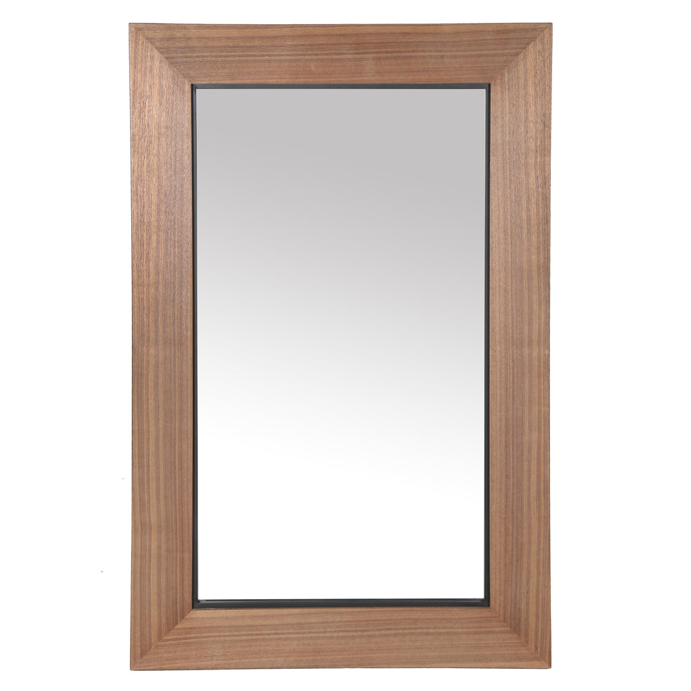 American Home Furniture Safavieh Couture Lacarlo Rectangle Wood Mirror
