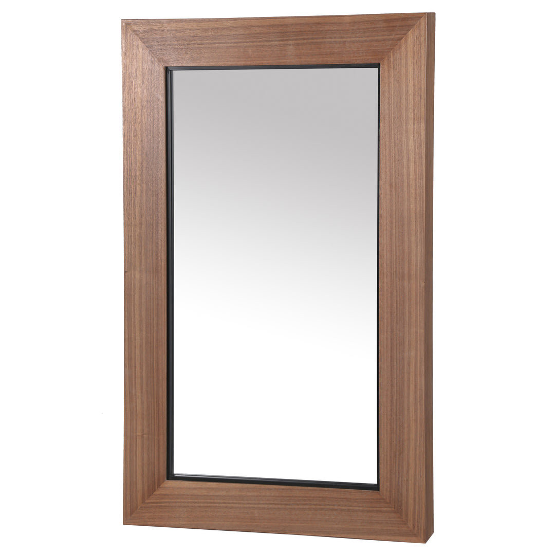 American Home Furniture Safavieh Couture Lacarlo Rectangle Wood Mirror
