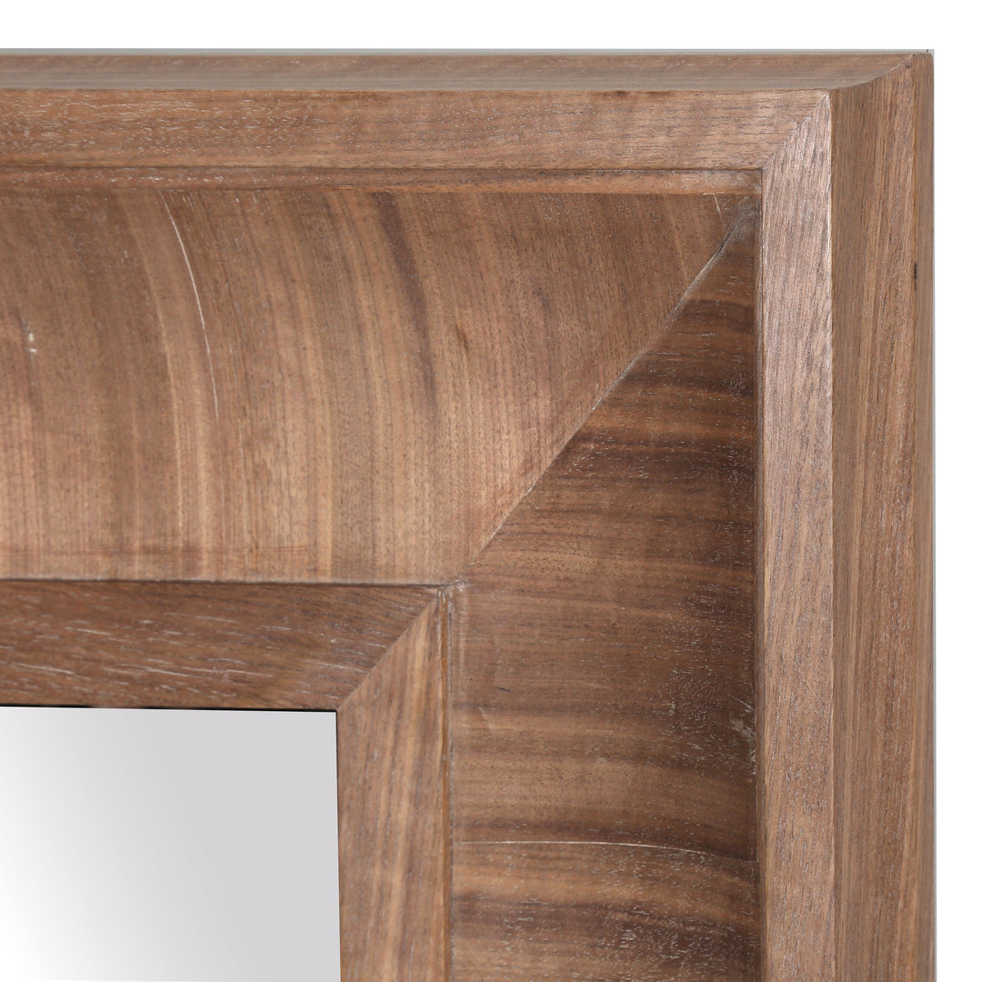 42.5"W x 3.1"D x 42.5"H / Walnut