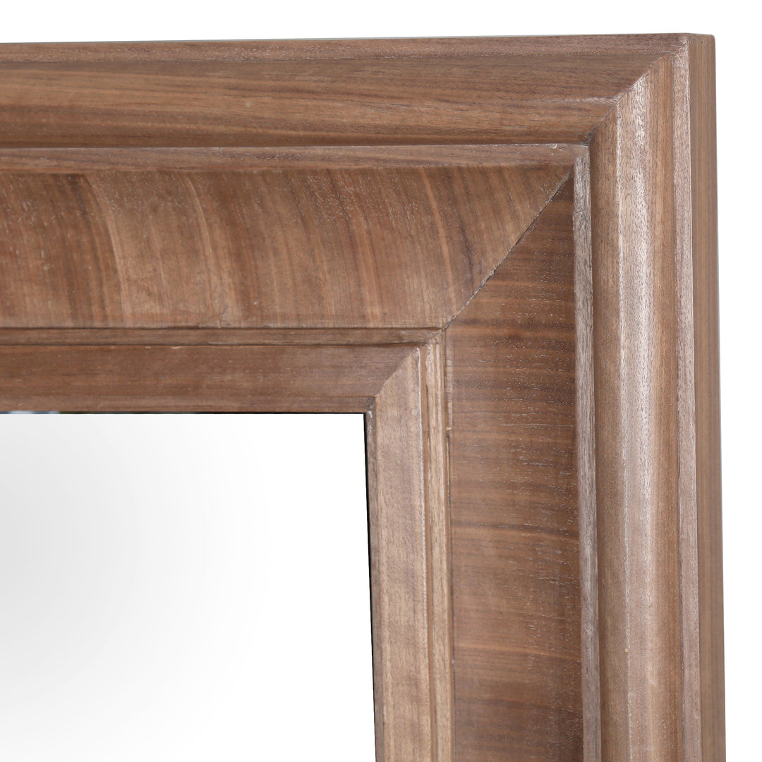 32.3"W x 3.1"D x 63.4"H / Walnut