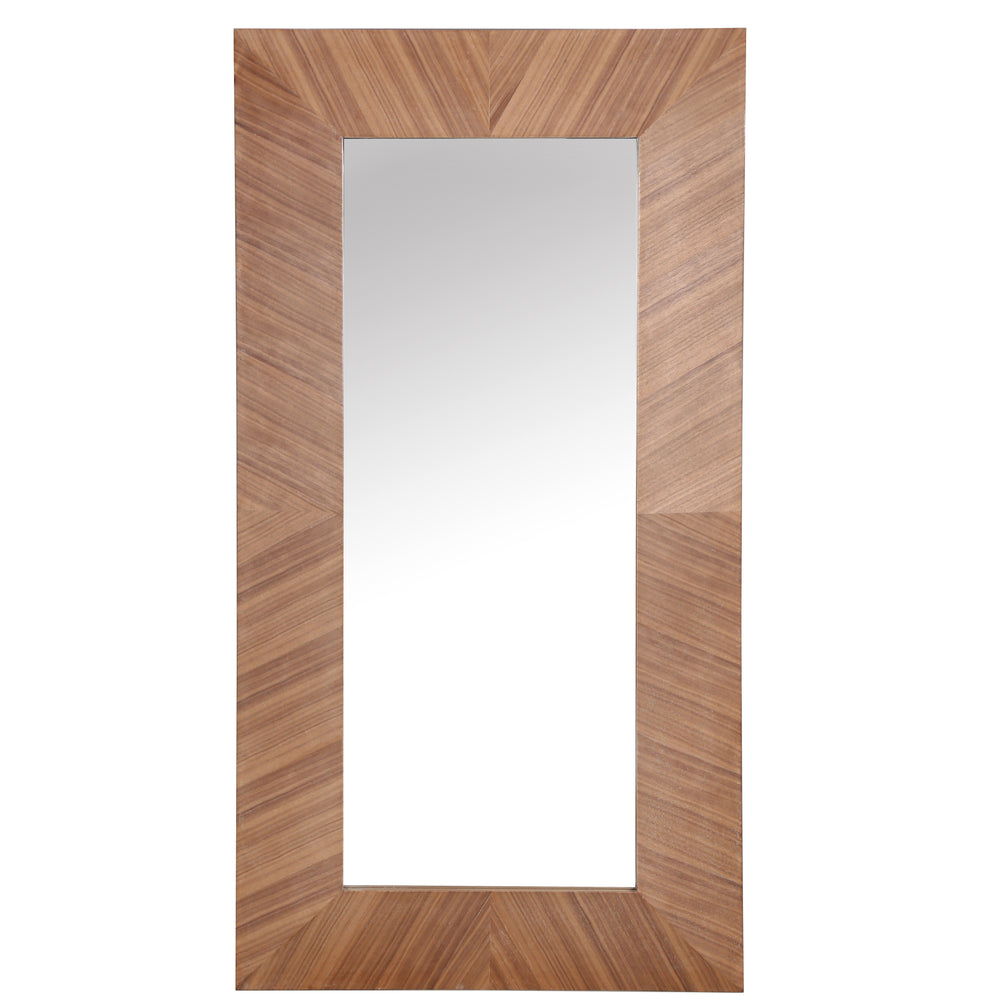 American Home Furniture Safavieh Couture Lacarlo Rectangle 63" Wood Mirror