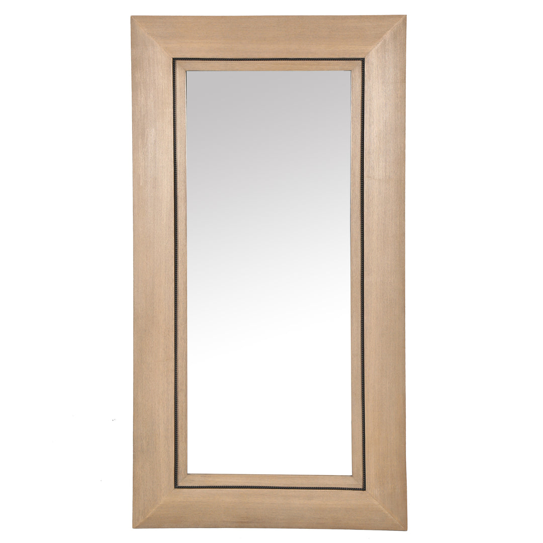 American Home Furniture Safavieh Couture Tenric Large Rectangle Wood Mirror