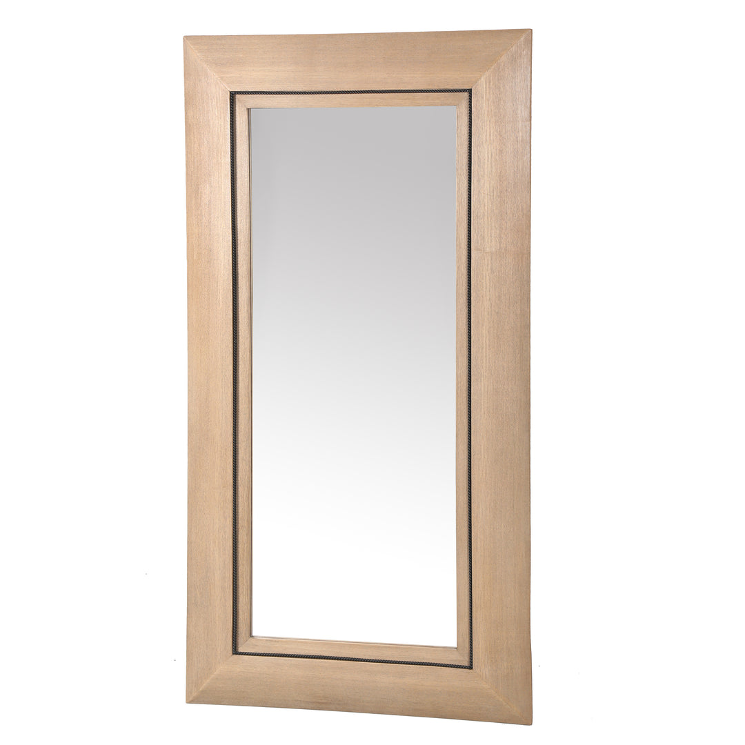 American Home Furniture Safavieh Couture Tenric Large Rectangle Wood Mirror